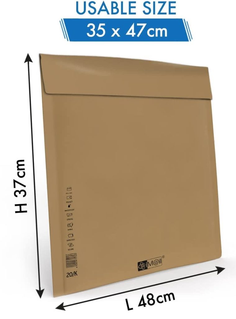100 buste postali grigie (22,9 x 30,5 cm) – 100% riciclabili resistenti per spedire vestiti, spedizioni, imballaggi e consegna di pacchi postali