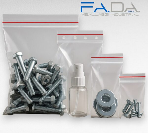 buste grip con chiusura a pressione FA.DA. S.p.A. Imballaggi