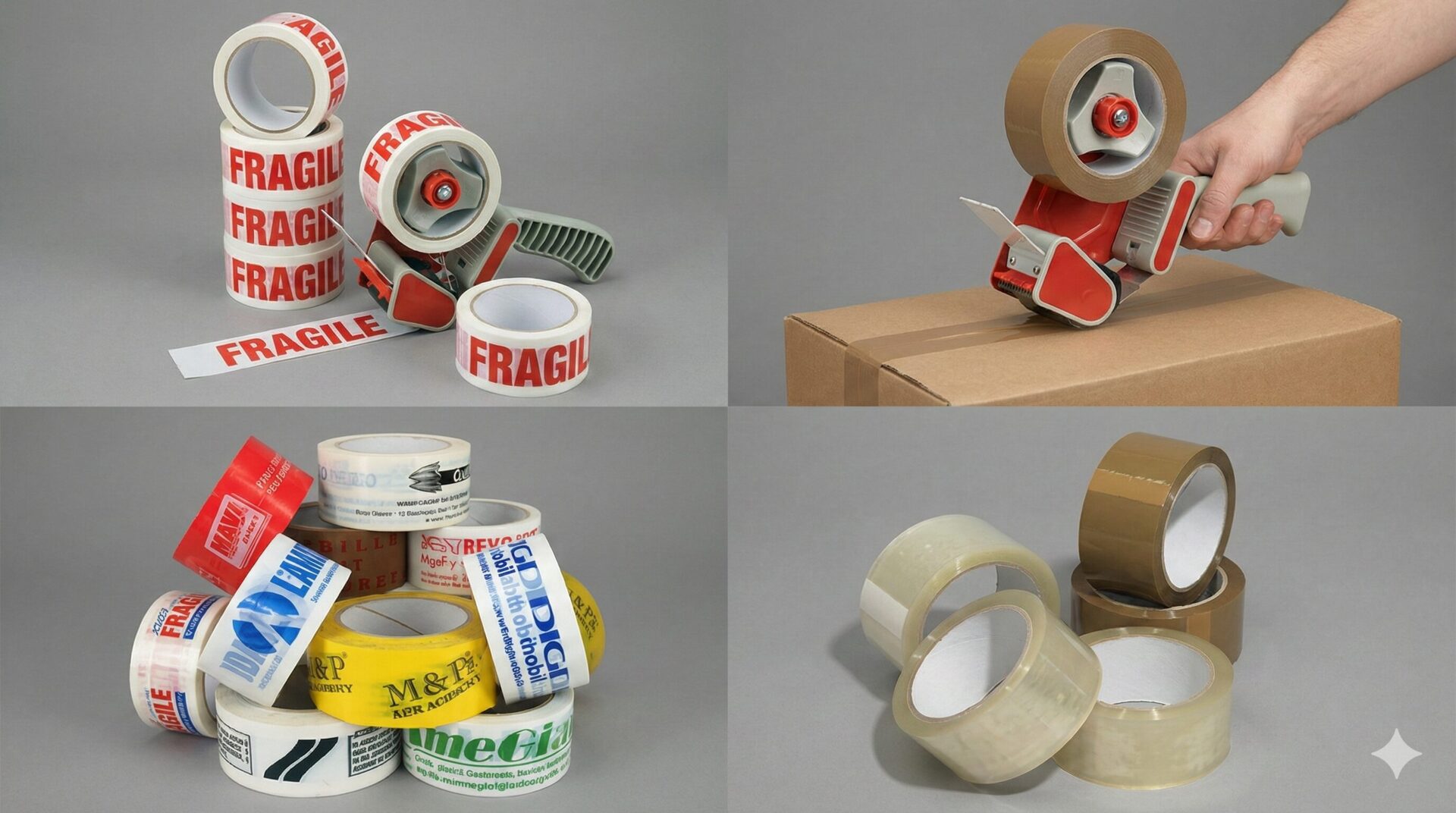 NASTRI ADESIVI NEUTRI E STAMPATI PPL ACRILICO A BASE D'ACQUA